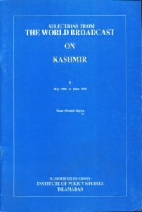 Selection from the World Broad Cast on Kashmir Vol II